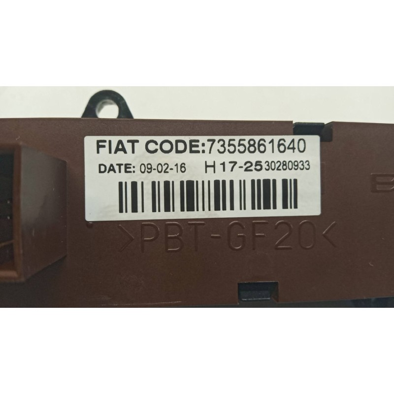 FIAT van INTERRUTTORI E PULSANTI ABITACOLO FIAT van Ducato 2014> usato