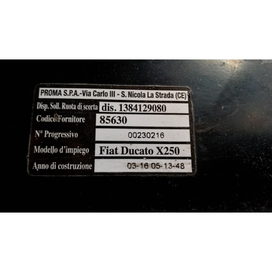 HOLDER WHEEL FIAT van Ducato 2014> used