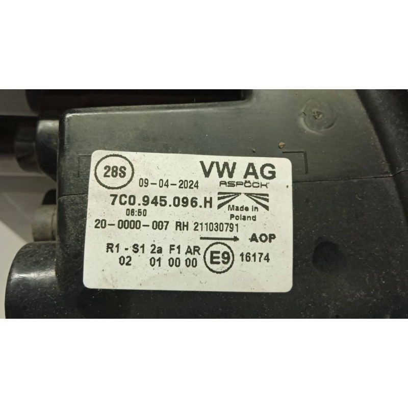 VOLKSWAGEN van RIGHT REAR LIGHT VOLKSWAGEN van Crafter 2017> used