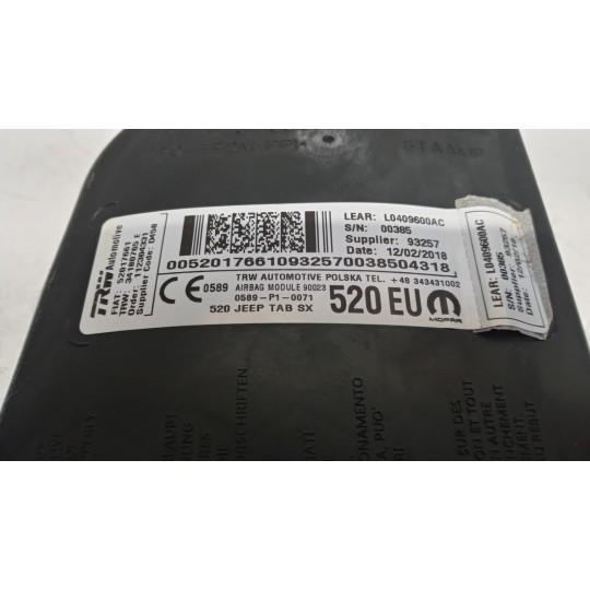 CURTAIN AIRBAG LEFT JEEP Renegade 2014>2018 used