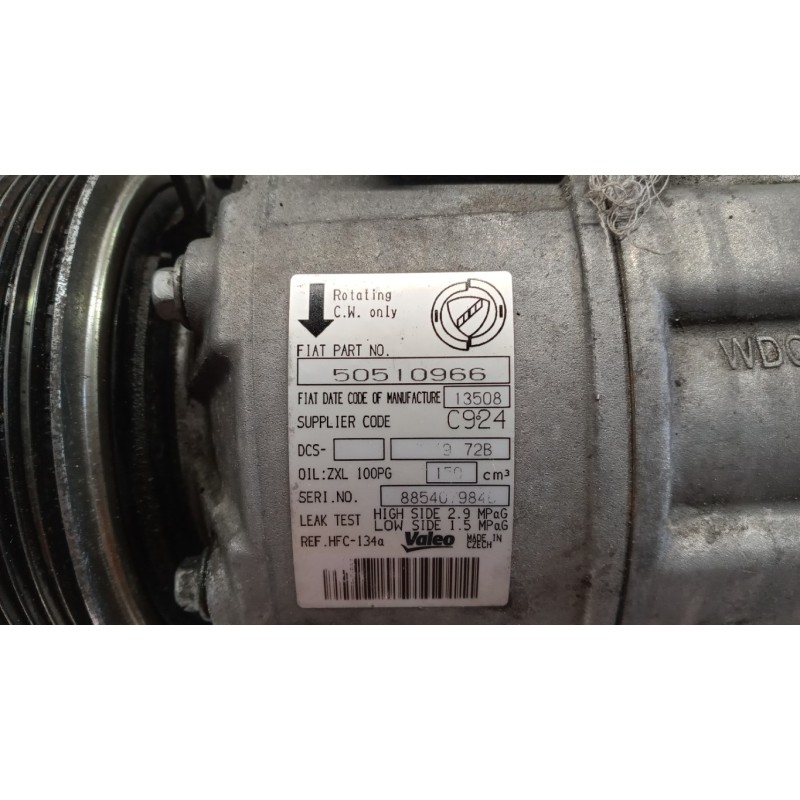ALFA ROMEO COMPRESSORE ARIA CONDIZIONATA ALFA ROMEO 159 2008>2011 usato