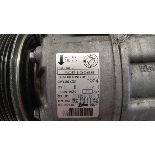 AIR CONDITIONER COMPRESSOR ALFA ROMEO 159 2008>2011 used