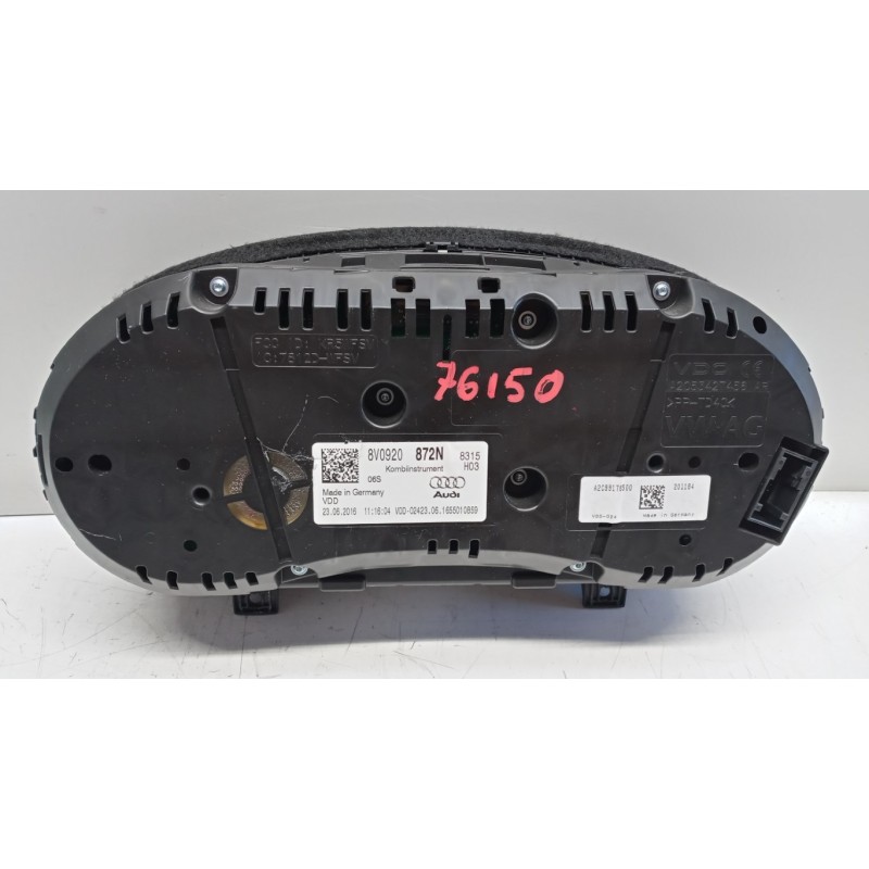 AUDI INSTRUMENT PANEL AUDI A3 Sportback 2016> used