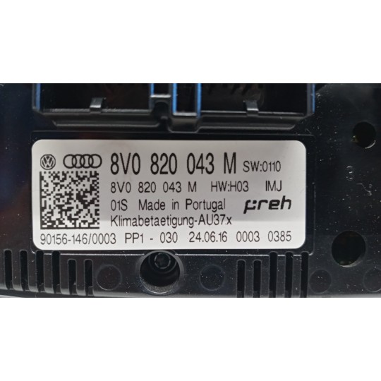 AC CONTROL UNIT AUDI A3 Sportback 2016> used