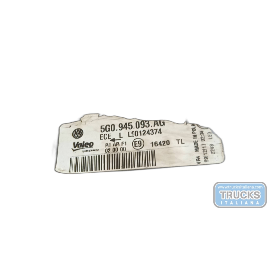 FARO POST INTERNO LED SINISTRO VOLKSWAGEN Golf 7.2 2017>2019 usato