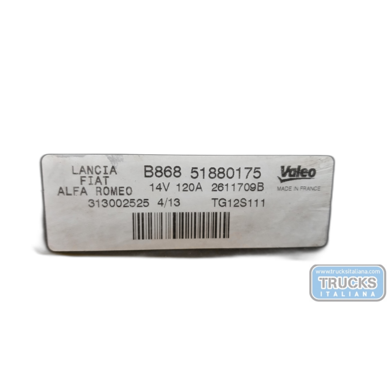 FIAT ALTERNATORE FIAT F.500L 2012> usato