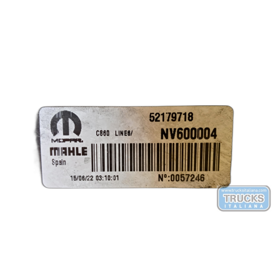 CONVOGLIATORE ELETTROVENTOLA FIAT van Ducato 2014> usato