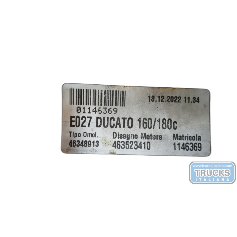 FIAT van ENGINE FIAT van Ducato 2014> used