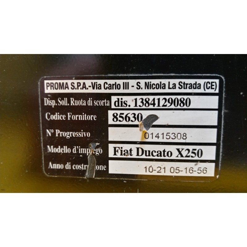 FIAT van HOLDER WHEEL FIAT van Ducato 2014> used