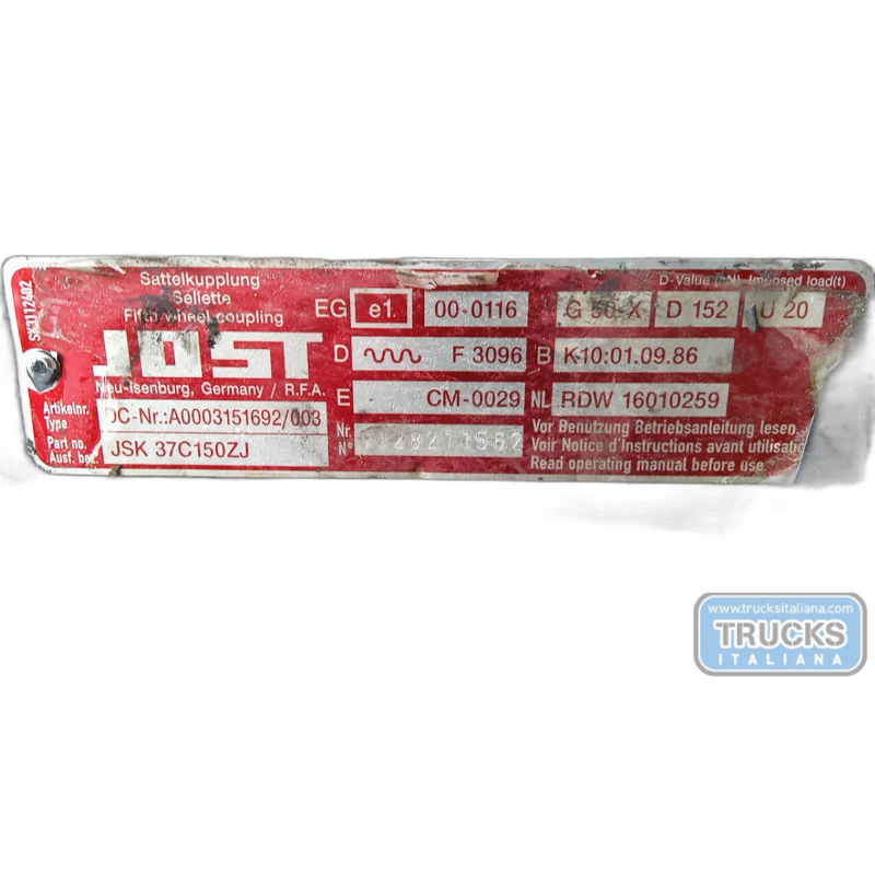 IVECO TURNBUCKLE IVECO Stralis 2013> used