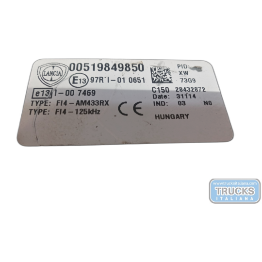 FUSE BOX LANCIA Ypsilon 2011>2015 used