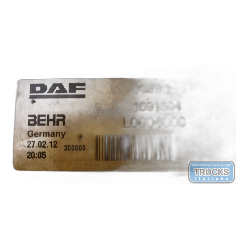 DAF INTERCOOLERS HEAT RADIATOR  DAF XF105 used