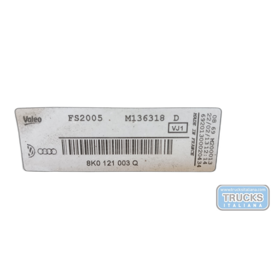 CONVEYOR ELECTRIC FAN AUDI A4 2011>2015 used