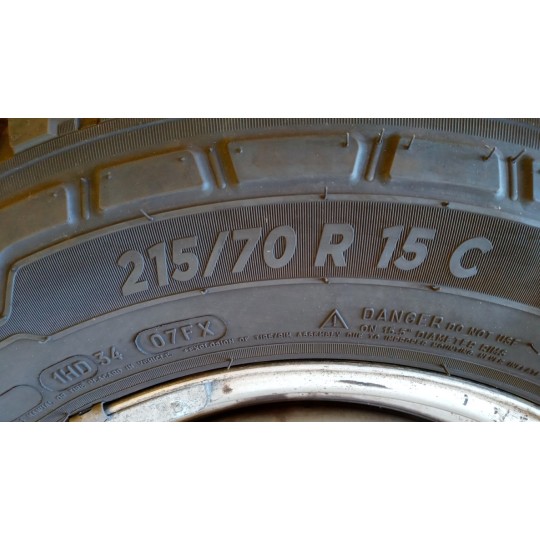 KIT 4 CERCHI IN FERRO FIAT van Ducato 2014> usato