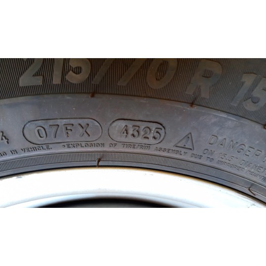 KIT 4 CERCHI IN FERRO FIAT van Ducato 2014> usato