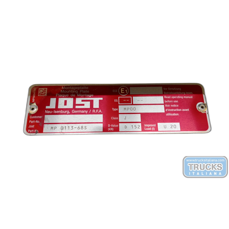 MAN TURNBUCKLE MAN TGX euro 6 used