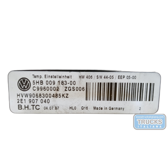 AC CONTROL UNIT VOLKSWAGEN van Crafter 2006>2016 used