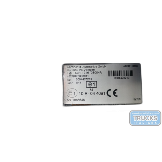 TACHIGRAFO IVECO Stralis 2013> usato