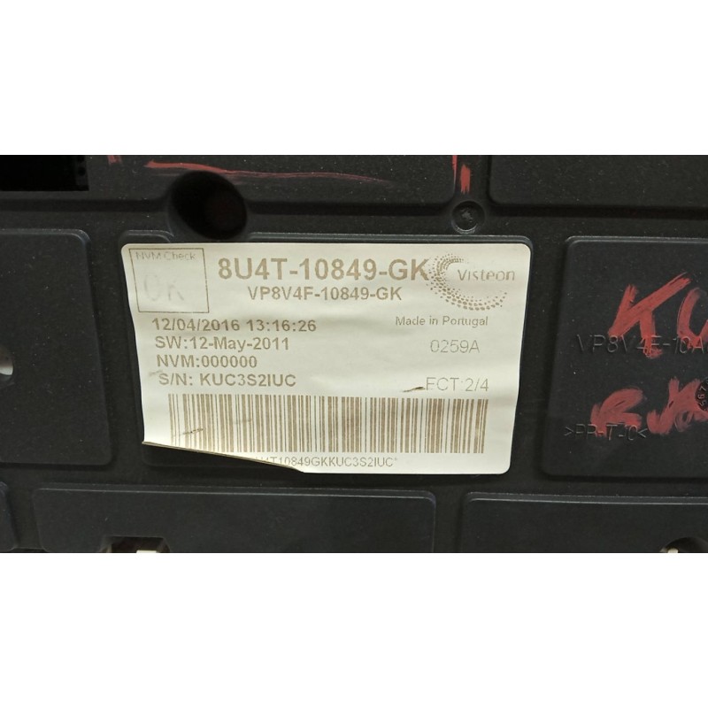 FORD INSTRUMENT PANEL FORD Kuga 2008>2012 used