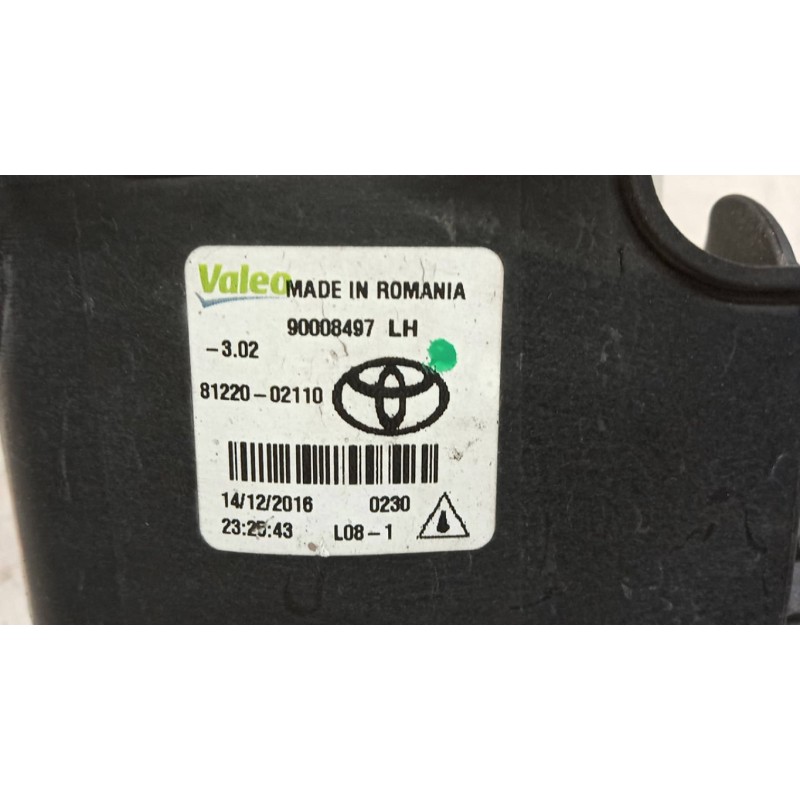 TOYOTA LEFT FOG LIGHT LAMP TOYOTA Yaris 2014>2017 used