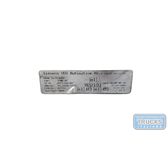 INSTRUMENT PANEL MAN TG-A 2000>2007 used