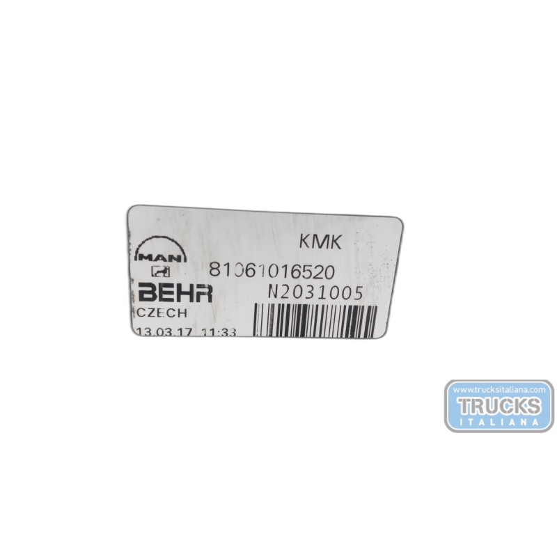 MAN WATER HEAT RADIATOR  MAN TG-A 2000>2007 used