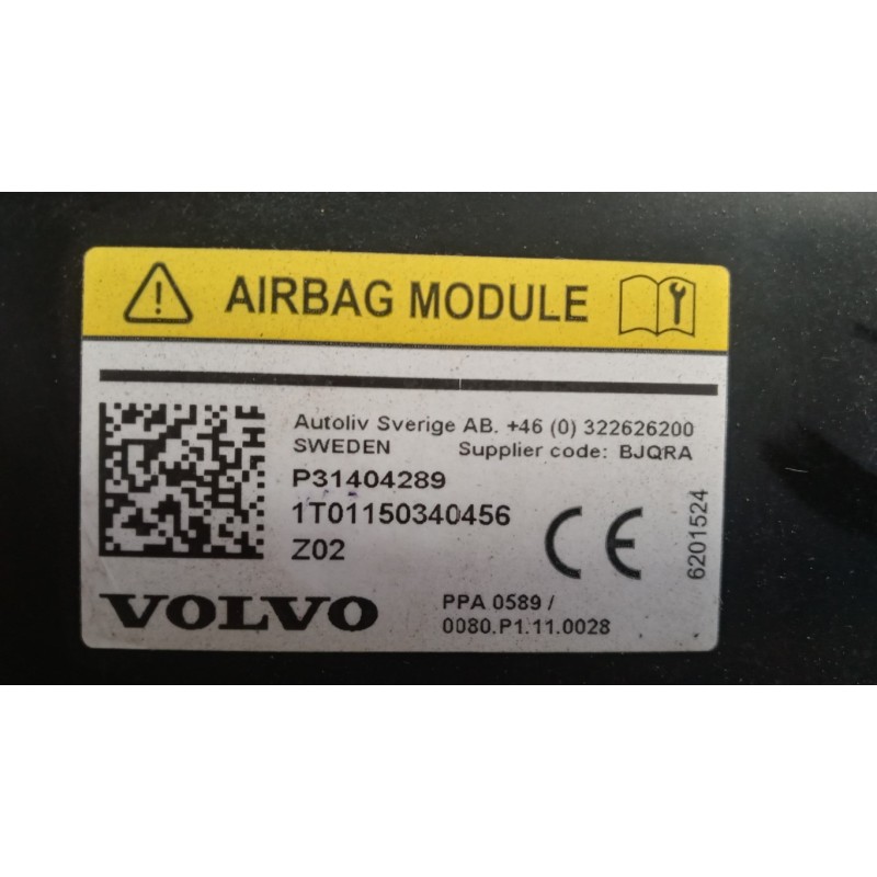 VOLVO AIR BAG PEDONI VOLVO V40 2012>2016 used