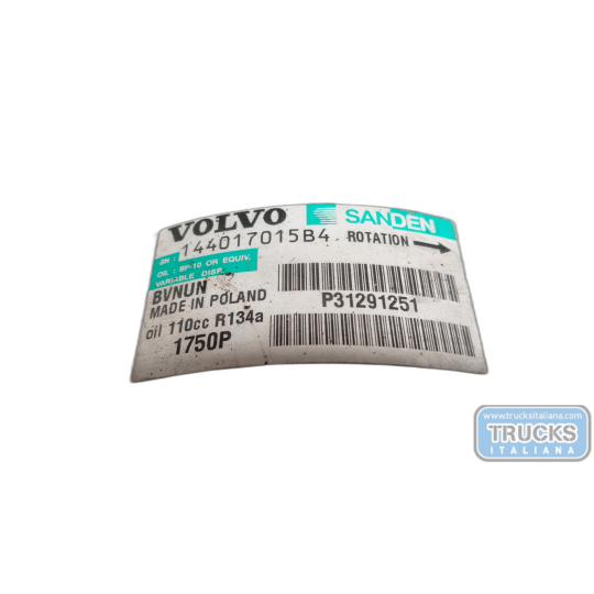 COMPRESSORE ARIA CONDIZIONATA VOLVO V40 2012>2016 usato