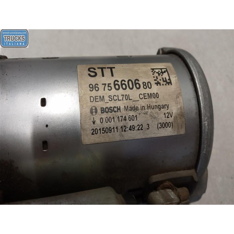 PEUGEOT STARTER MOTOR PEUGEOT 2008 2013>2016 used