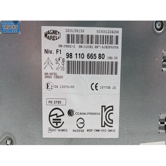 CAR RADIO PEUGEOT 2008 2013>2016 used