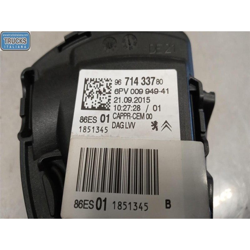 PEUGEOT ELETRONIC THROTTLE PEDAL  PEUGEOT 2008 2013>2016 used