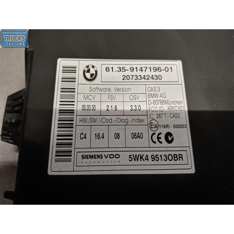 BMW ENGINE UNIT BMW Serie 1 (E87) 2007> used