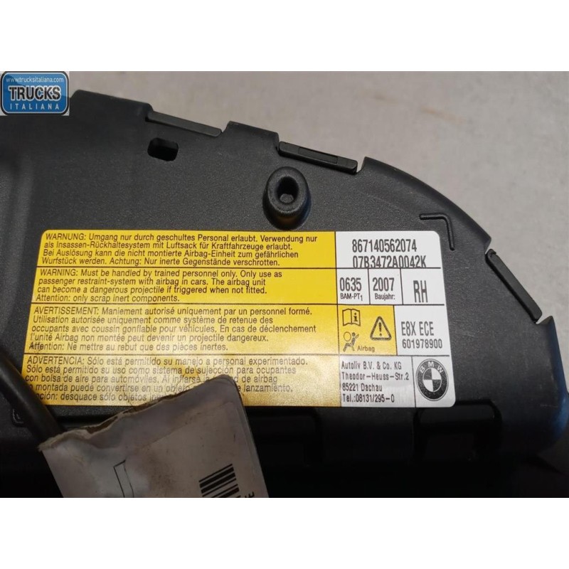 BMW CURTAIN AIRBAG RIGHT  BMW Serie 1 (E87) 2007> used