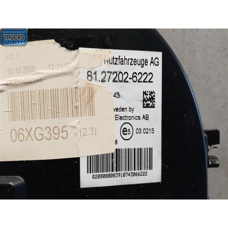 MAN INSTRUMENT PANEL MAN TGX  used