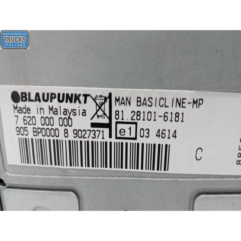 MAN AUTORADIO MAN TGX  usato