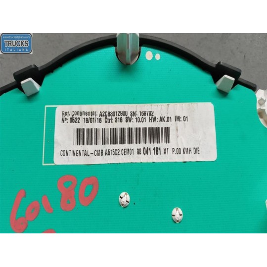 QUADRO STRUMENTI CITROEN C3 2013>2016 usato