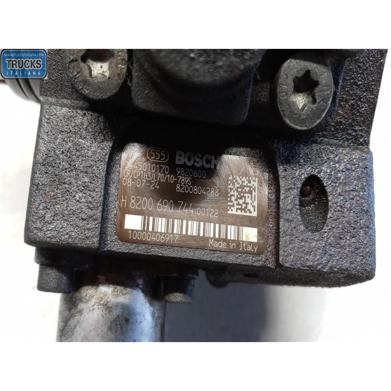 OPEL van INJECTION PUMP  OPEL van Vivaro A 2006>2014 used