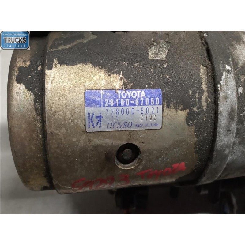 TOYOTA STARTER MOTOR TOYOTA Land Cruiser 90/95 used