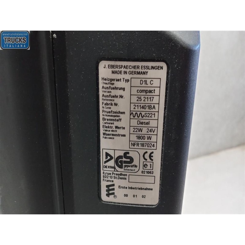 VOLVO truck WEBASTO VOLVO truck FH12 I 1993>2002 used