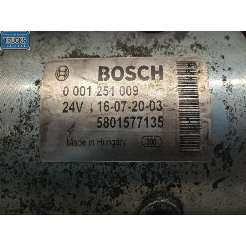 IVECO STARTER MOTOR IVECO EUROCARGO 2000>2005  used