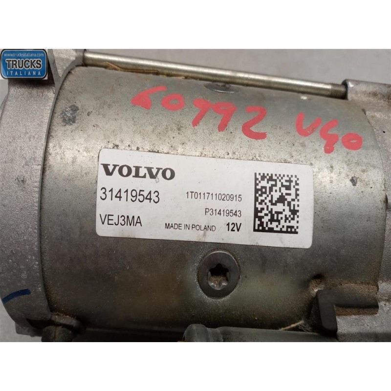 VOLVO STARTER MOTOR VOLVO V40 2016> used
