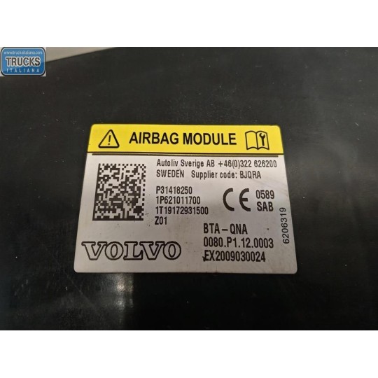 CURTAIN AIRBAG RIGHT  VOLVO V40 2016> used