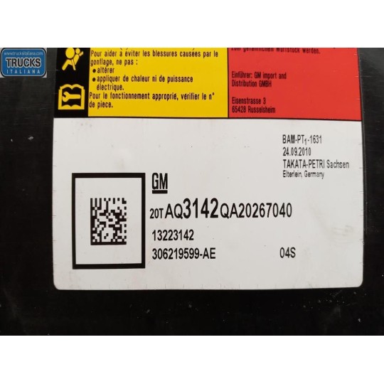 AIR BAG LATERALE SINISTRO OPEL Insignia 2009>2012 usato