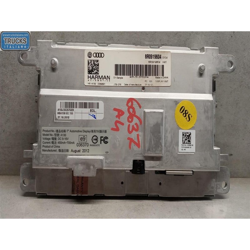 AUDI DISPLAY VARI AUDI A4 2011>2015 usato