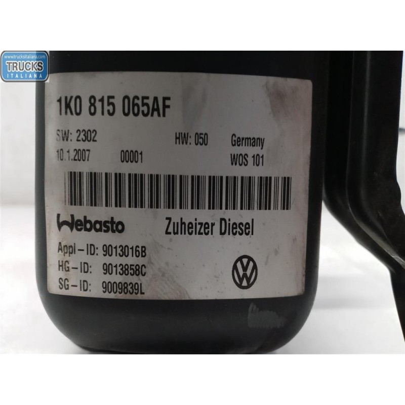 VOLKSWAGEN WEBASTO VOLKSWAGEN Touran 2007>2010 used