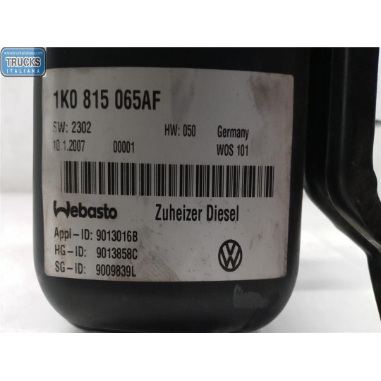 WEBASTO VOLKSWAGEN Touran 2007>2010 used