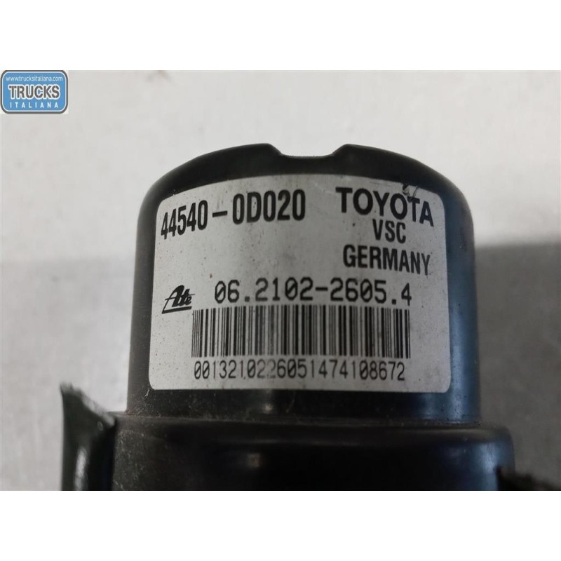 TOYOTA ABS SYSTEM TOYOTA Yaris 2011>2014 used