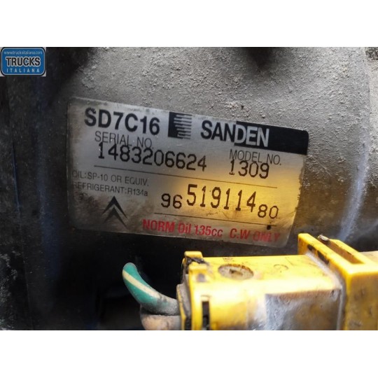 COMPRESSORE ARIA CONDIZIONATA PEUGEOT 307 2005>2008 usato