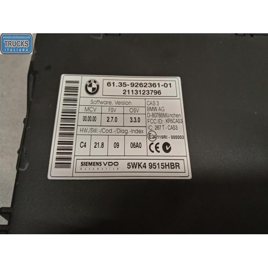 CENTRALINA MOTORE BMW Serie X1 (E84) 2009>2012 usato