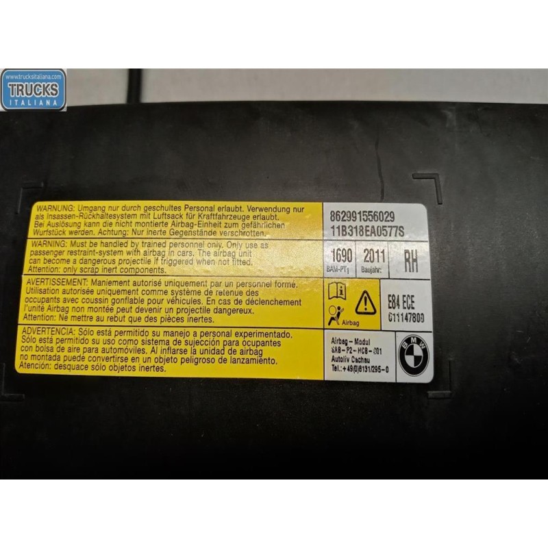 BMW AIR BAG LATERALE DESTRO BMW Serie X1 (E84) 2009>2012 usato